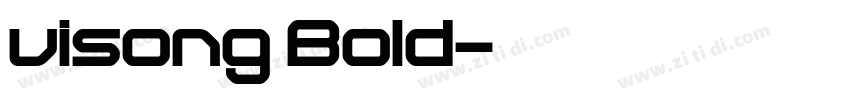 uisong Bold字体转换